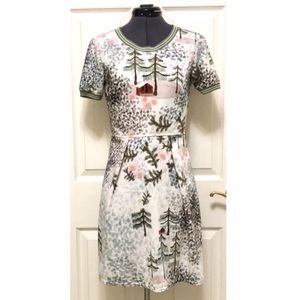 Antit Brazil Whimsical Winter Forest Dress